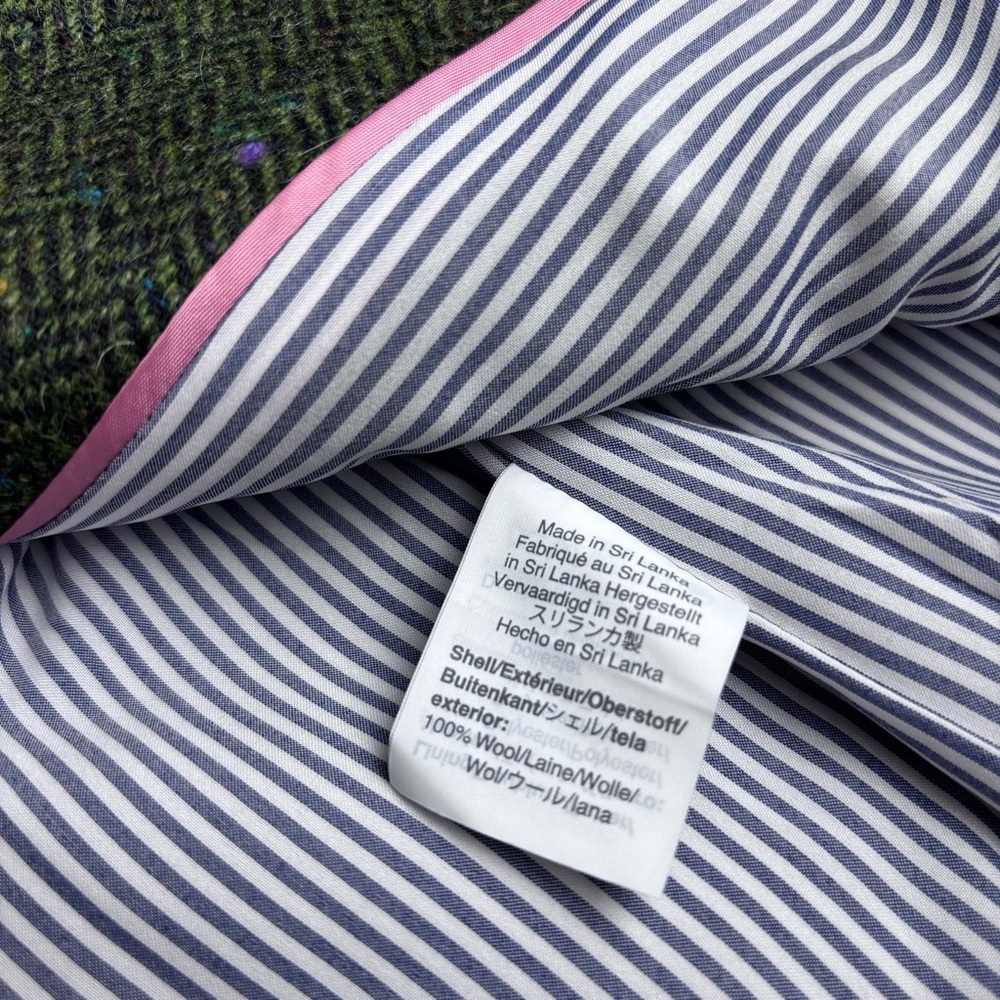 J. Crew Olive Herringbone Blazer - Picture 4 of 5